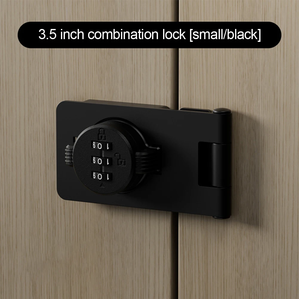 Cabinet Lock Lock Locking Hasp Room Sliding Door For Drawer File Security Combination Bolt Latch Door Hardware