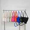 Women Handbags Large Capacity Puffer Tote Bag Nylon Down Cotton Lightweight Dual-use Shoulder Bags Drawstring Bucket Handbag 2