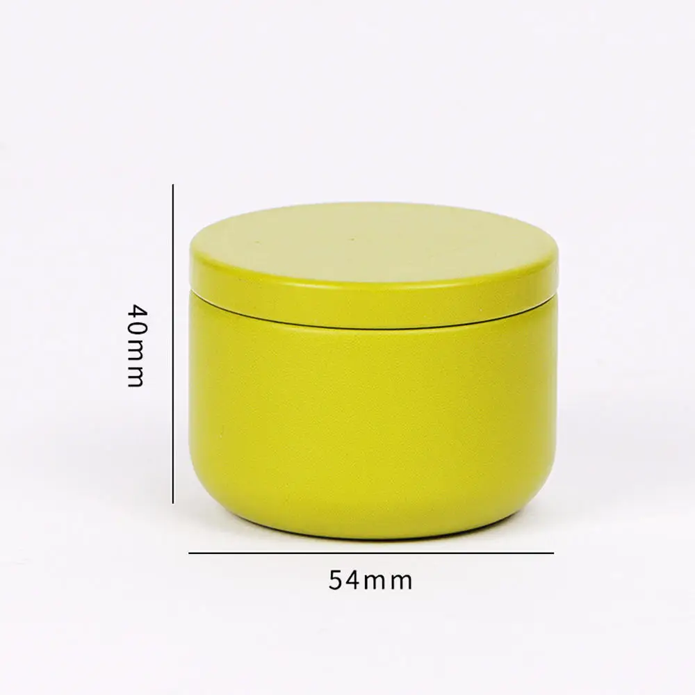 Solid Color Mini Tin Box Tea Sealed Jar Jewelry Candy Small Storage Can Coin Portable Earring Headphones Case Gift Packing Boxes