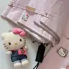 Cartoon Sanrio Hello Kitty Plush Keychain Kawaii Camera Kt Plush Pendant Anime Peripheral Stuffed Toys Zipper Decoration Gifts 1