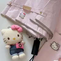 Cartoon Sanrio Hello Kitty Plush Keychain Kawaii Camera Kt Plush Pendant Anime Peripheral Stuffed Toys Zipper Decoration Gifts 1