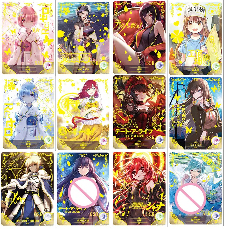 

Anime Goddess Story Mayree Saori Kido Akame Ssr Card Game Collection Rare Cards Children's Toys Boys Surprise Birthday Gifts