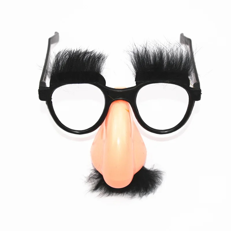 Halloween Cosplay Funny Glasses Big Nose Glasses Spoof Bearded Mask