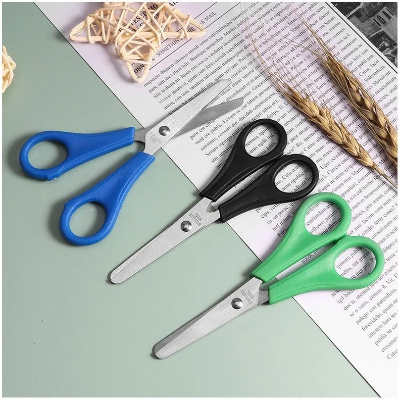 가위 DIY 수제 가위 안전 눈금자 스케일 가위 편지지 학생 학교 사무용품 스케일 편지지 손 도구