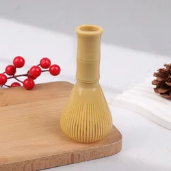 Reusable Traditional Matcha Whisk - Dishwasher Safe Green Tea Mixer & Stirrer Tool (Yellow)