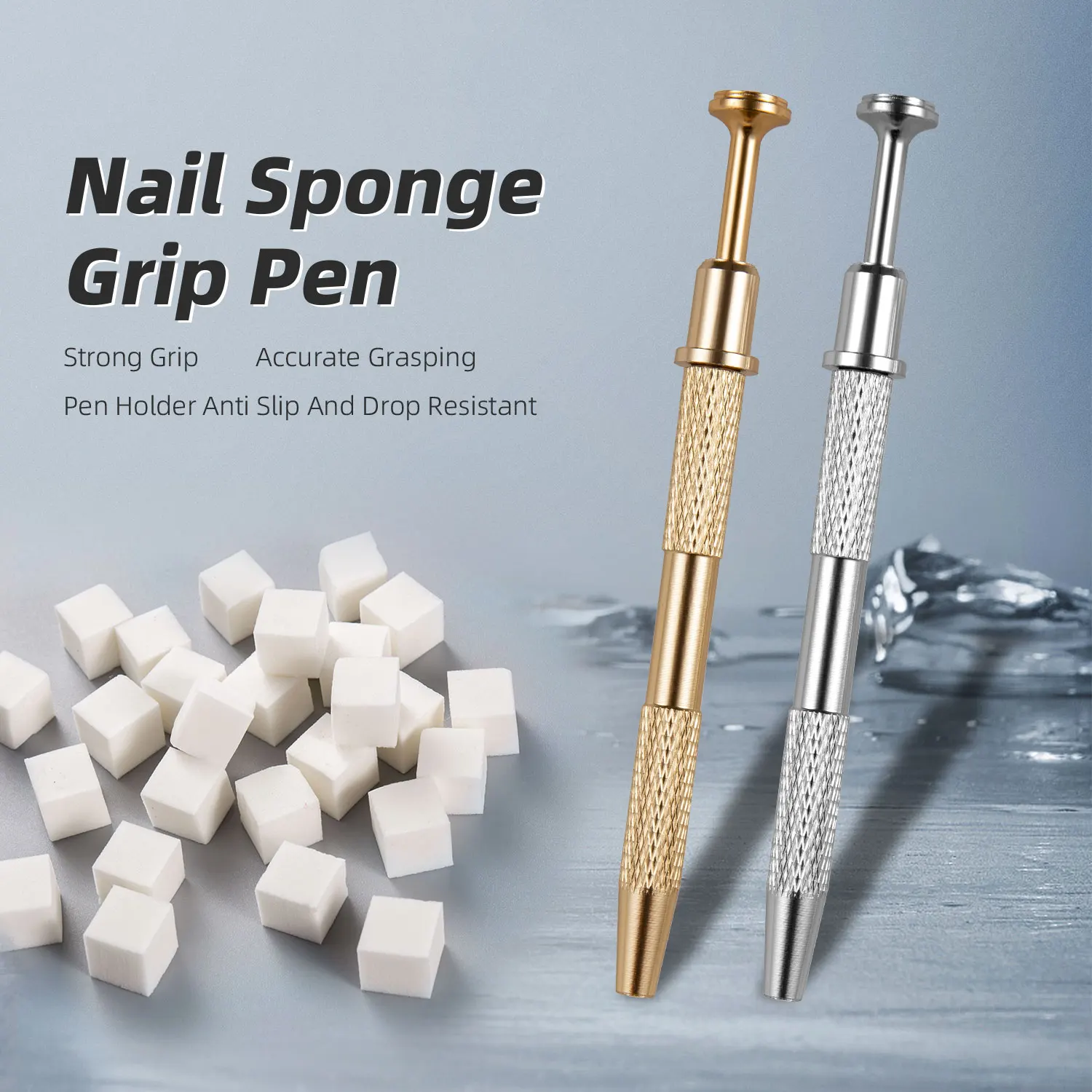 Nail Art Sponge 50/25pcs Nail Art Sponge Set Manicure DIY Creative Gripper Tool Gradient Art Tools Manicure Accessories