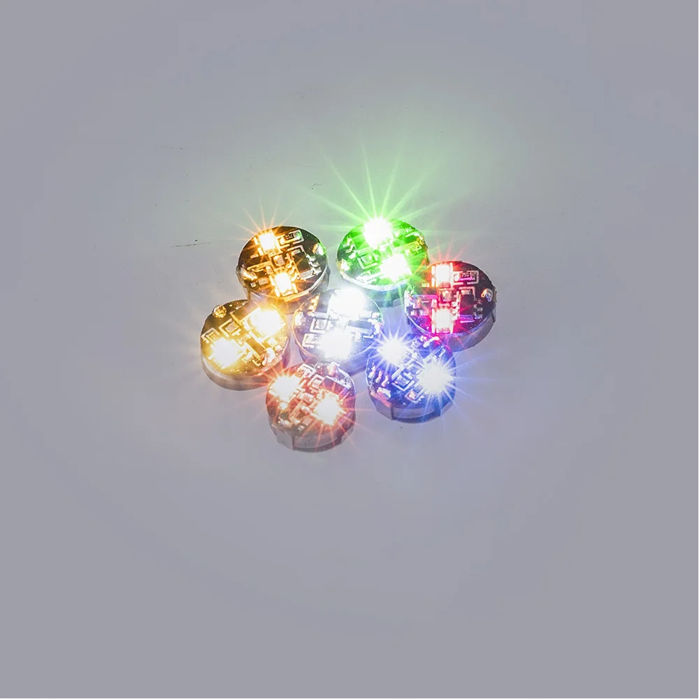 10 stücke Magnetische Steuerung Lampe 2-Led Lampe Spielzeug für Action-figuren/Auto Modell/Flugzeug Modell Änderung licht DIY Modell Machen – Detail 1