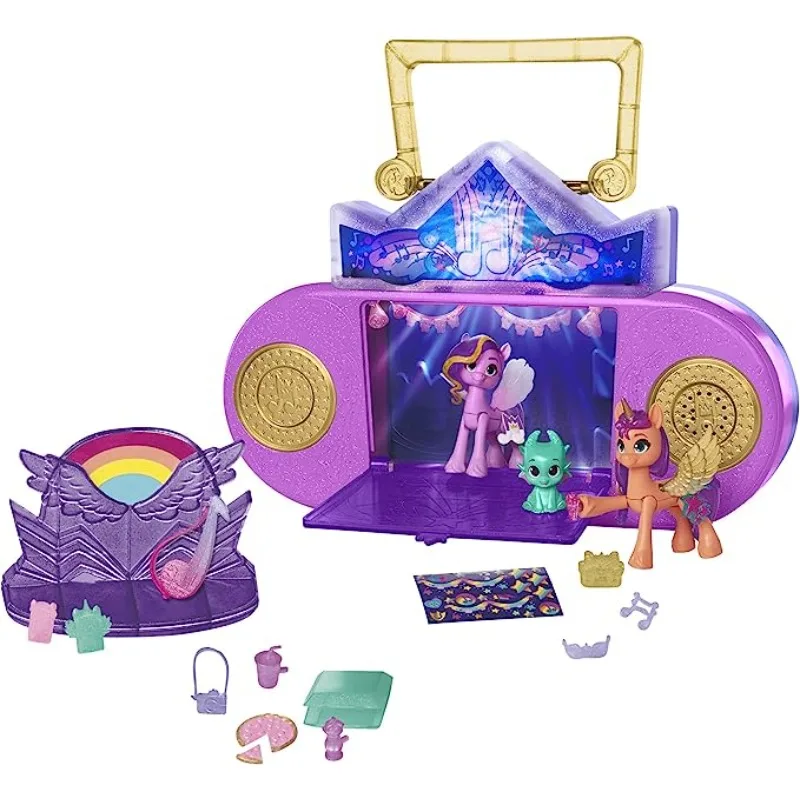 

My Little Pony Make Your Mark Toy Musical Mane Melody Playset with Lights and Sounds Pipp Petals Action Figures Interactive Toys