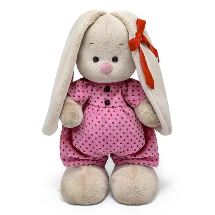 Мягкая игрушка Зайка Ми в вельветовом комбинезоне 32 см |