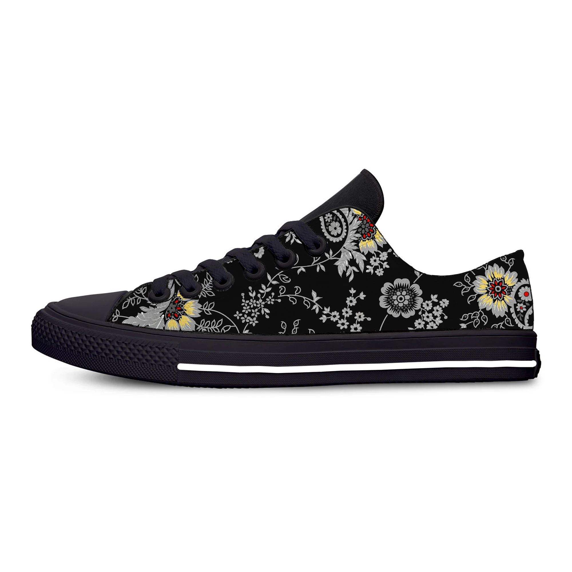 

Hot Cool Summer Fashion Man Woman Floral Lightweight Latest Sneakers Classic Canvas Shoes High Quality Low Top Board Shoes