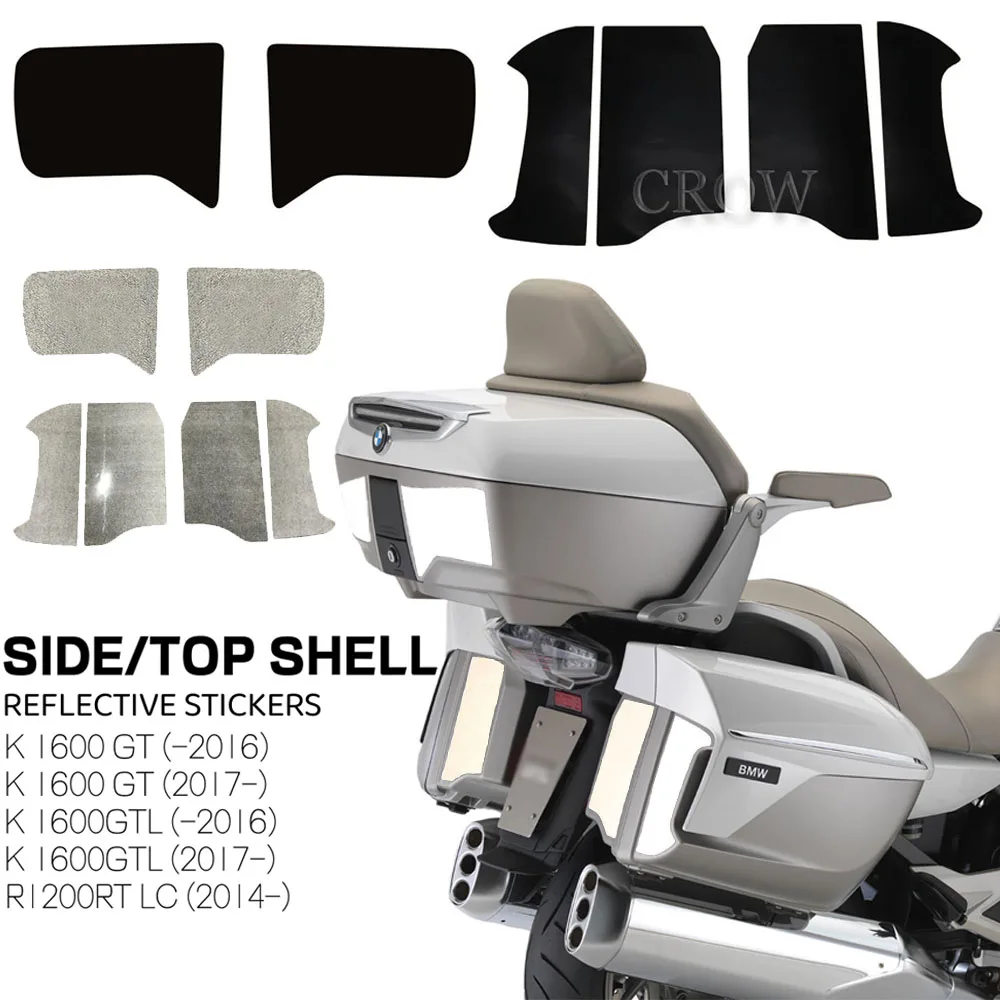 Accessori Moto Top Case Decalcomanie Riflettenti Per Bmw K1600Gt K1600Gtl Sticker Bagaglio Laterale Autoadesivo R1200Rt Lc 2014-Up