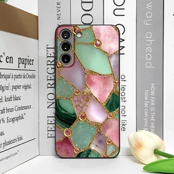 Vintage Art Green Marble Texture Printed Frosted Soft Phone Case - OPPO A97 (M - C1794T1)