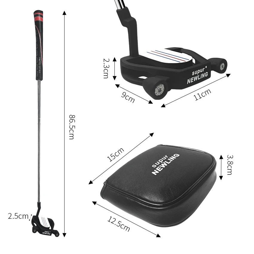 남녀공용 신상 골프 클럽, 스탠드업 골프 퍼터, 완벽한 정렬, 3 라인 조준 시스템, 골퍼용 선물
