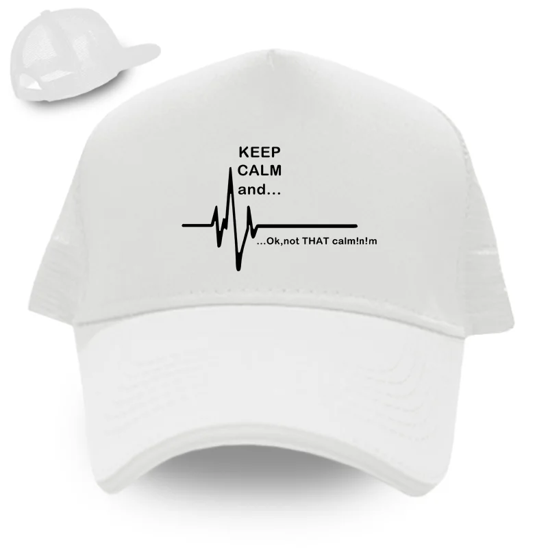 Tanio Heartbeat elektrokardiogram zielona czapka z daszkiem zachowaj sklep