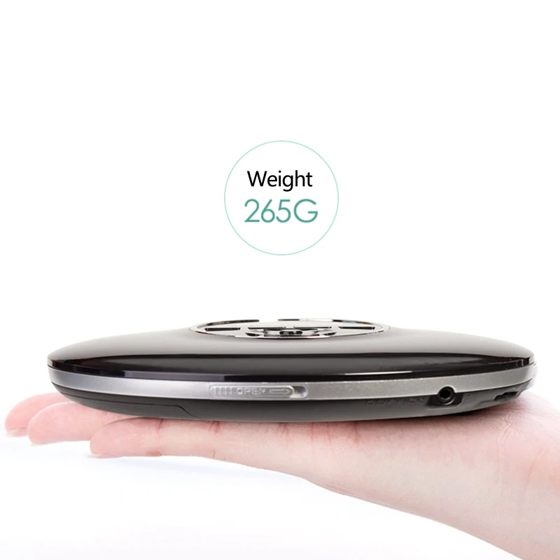 Round Style Portable -CD Player Headphone HiFi Music Reproductor -CD Walkman Discman Player Shockproof Lecteur