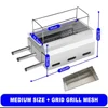 Outdoor Barbecue Stove Commercial Smokeless Meat Grill Stainless Steel Barbecue Rack 3