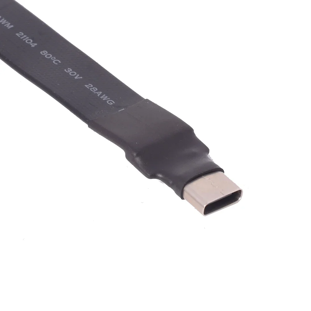 ADT-Link USB 3.0 Type-C Female to Internal Mainboard Type-E Male 20P Ribbon FPC Flat Extension Cable with IC ITX/ATX PC Extender