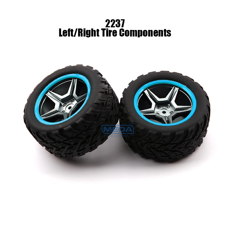 Voiture RC 4WD 2.4GHz Tout Terrain - PAVOT BLEU