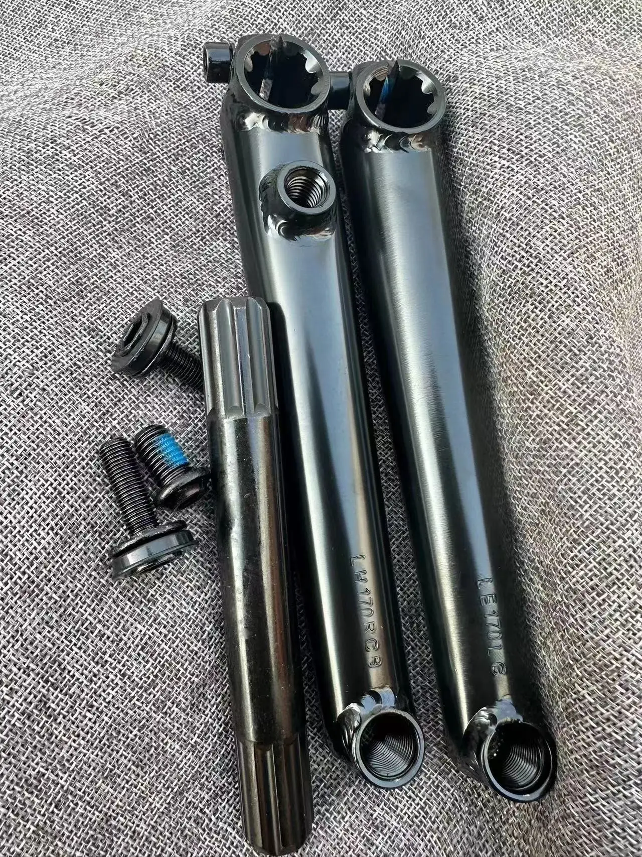 BMXクランクセット 19mm 純正48スプライン仕様 170mm 836g Del Mar BMX