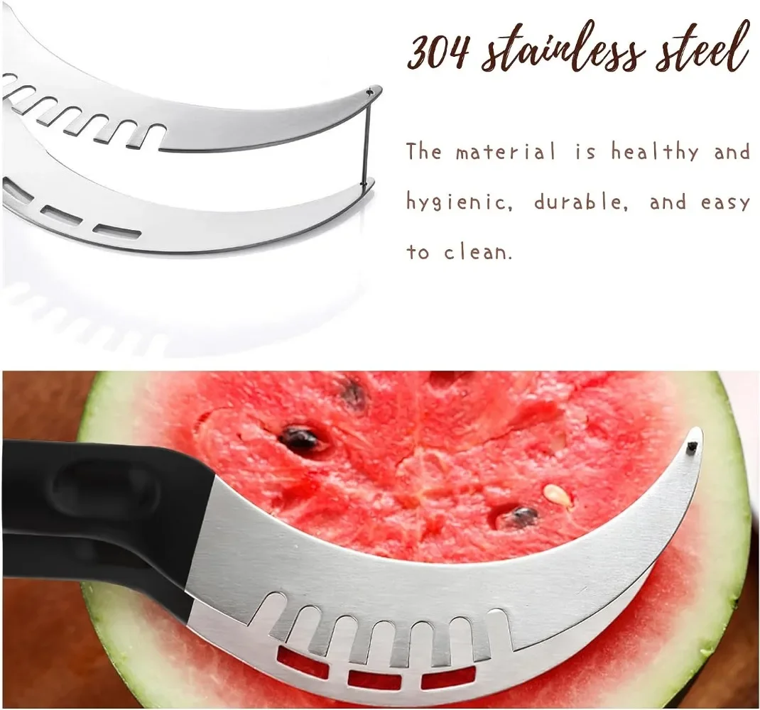 Multifunctional Watermelon Melon Cutter Stainless Slicer Watermelon Cutter Tool Slicer Cutters For Fruit Knife Kitchen Gadgets fruit slicer fruit knife food slicer