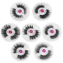 

1 Pair Stylish Handmade Criss-cross Full Volume 3D Faux Mink Hair False Eyelashes Natural Long Eye Lashe Extension