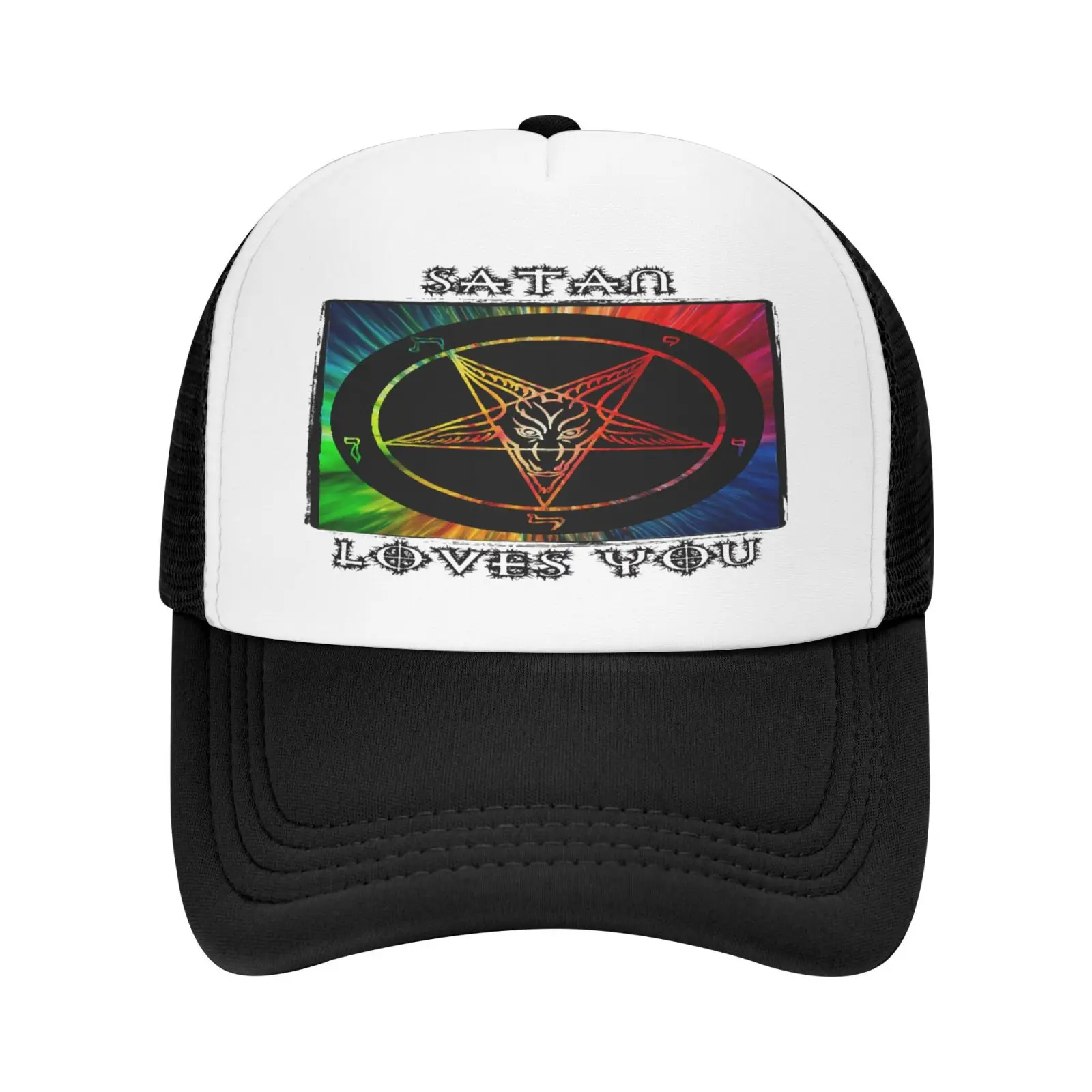 Church Ofloves You God Death 666 Cap Male Baseball Beret Women's Hat Bucket Caps Men's Winter Cowboy Hats |