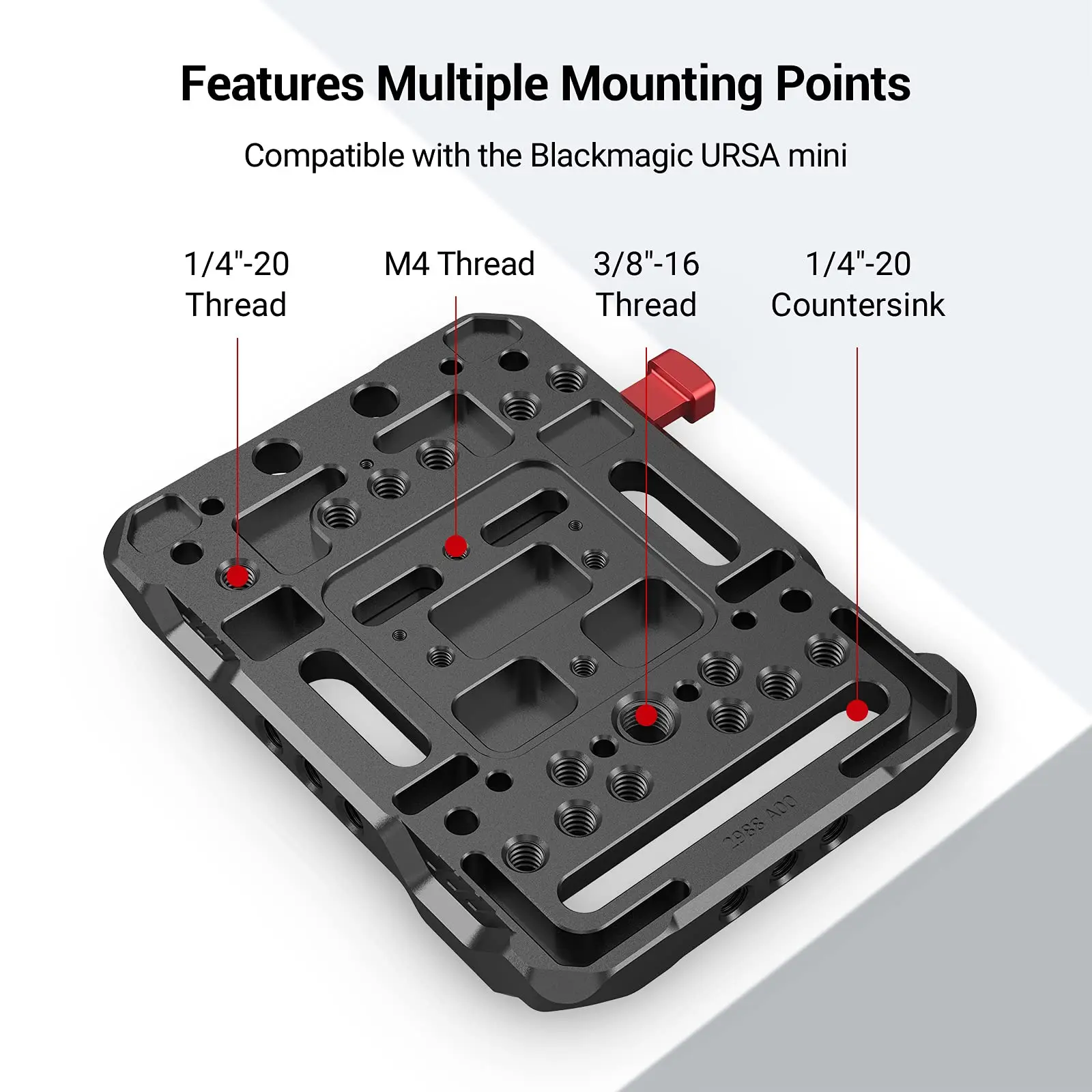 Smallrig v Mount Battery Plate V-lock Mount Battery Plate 15 mm Rod Clamp Braço Ajustável para Alimentação 2991 - Image 6