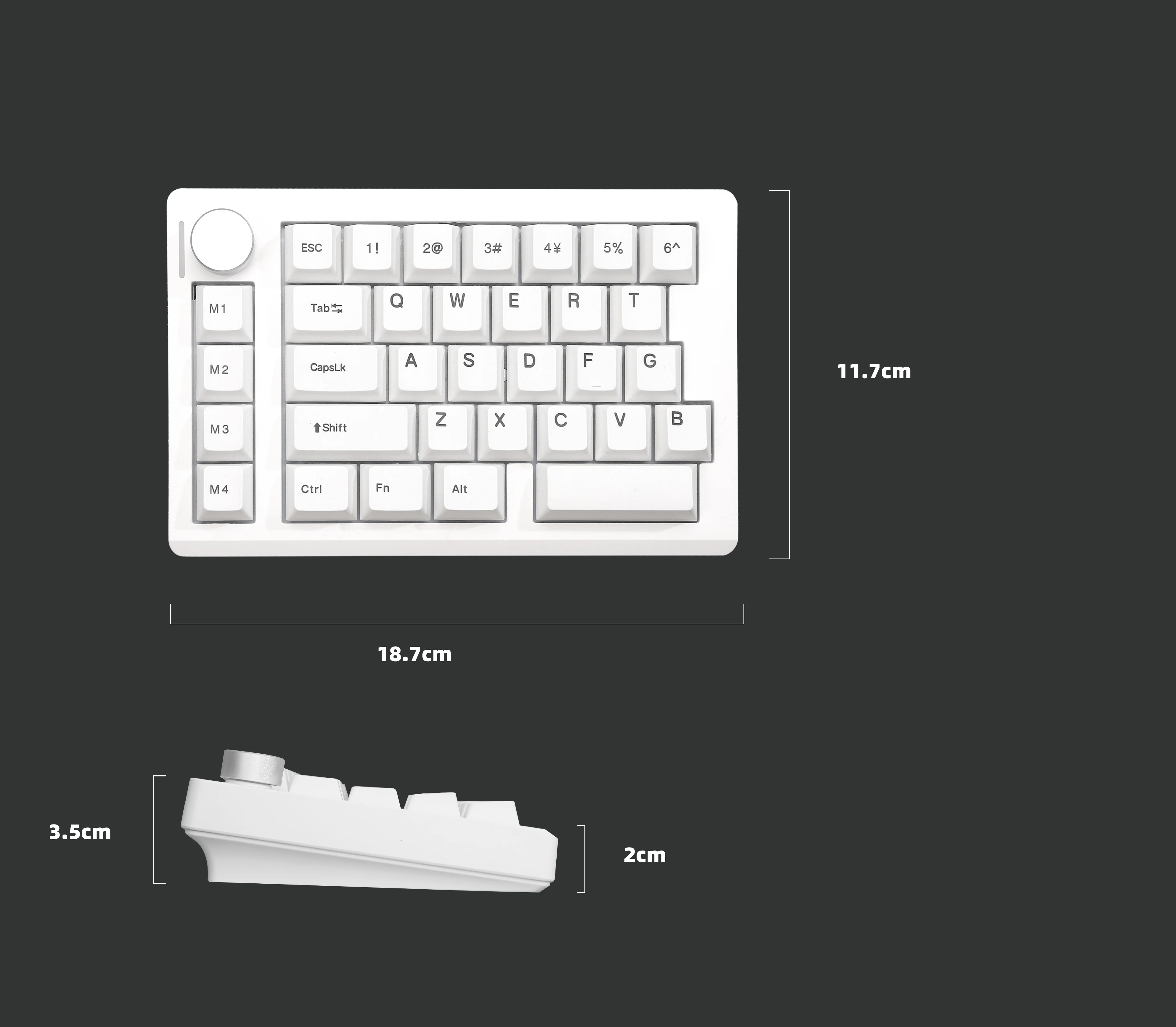 HE33 Magnetic Switch Gamer Keyboard Wired 33keys Mechanical
