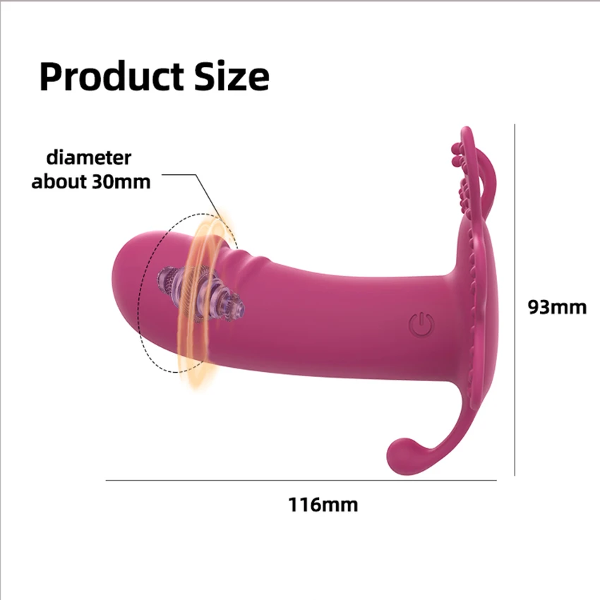 Culotte portable télécommandée à 10 fréquences, stimulateur Anal de Clitoris, vibrateur pour femmes, gode point G, jouet sexuel_voghion.com