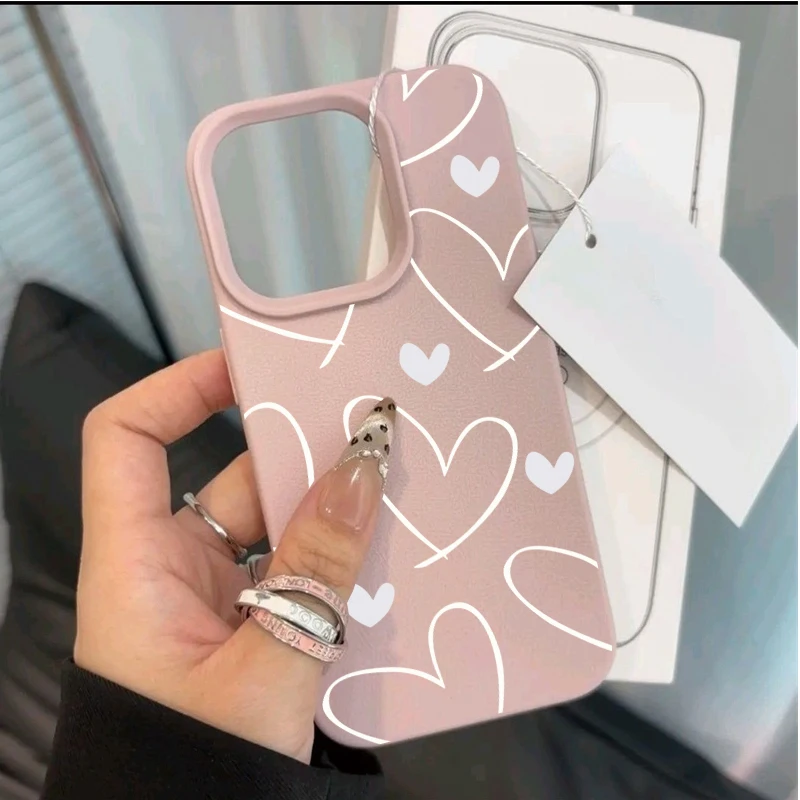 Love Heart Bow Design Phone Case Cover