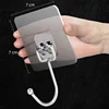 Self Adhesive Hooks Rotating Waterproof Seamless Strong Sticker Holder Wall Door Storage Hanging Hook Kitchen Bathroom Organizer 6