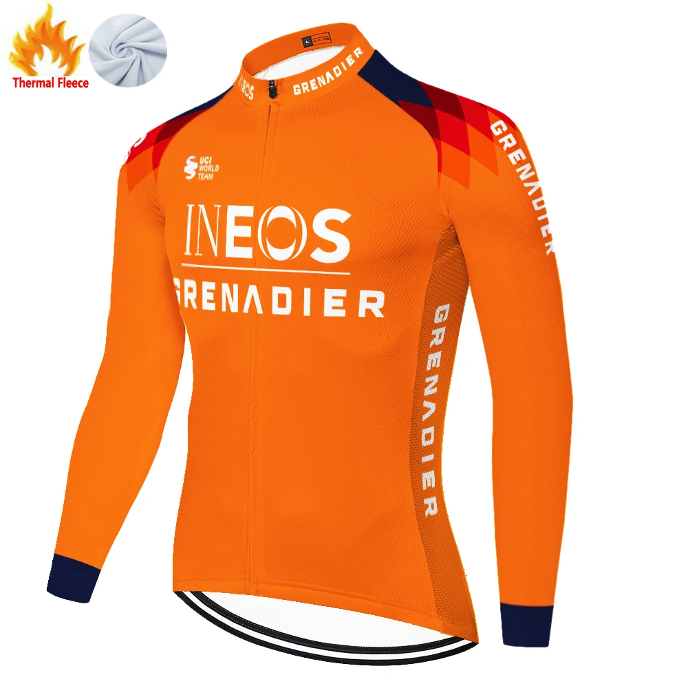 2025 ineos cycling jersey men Long Sleeve bike jersey men winter