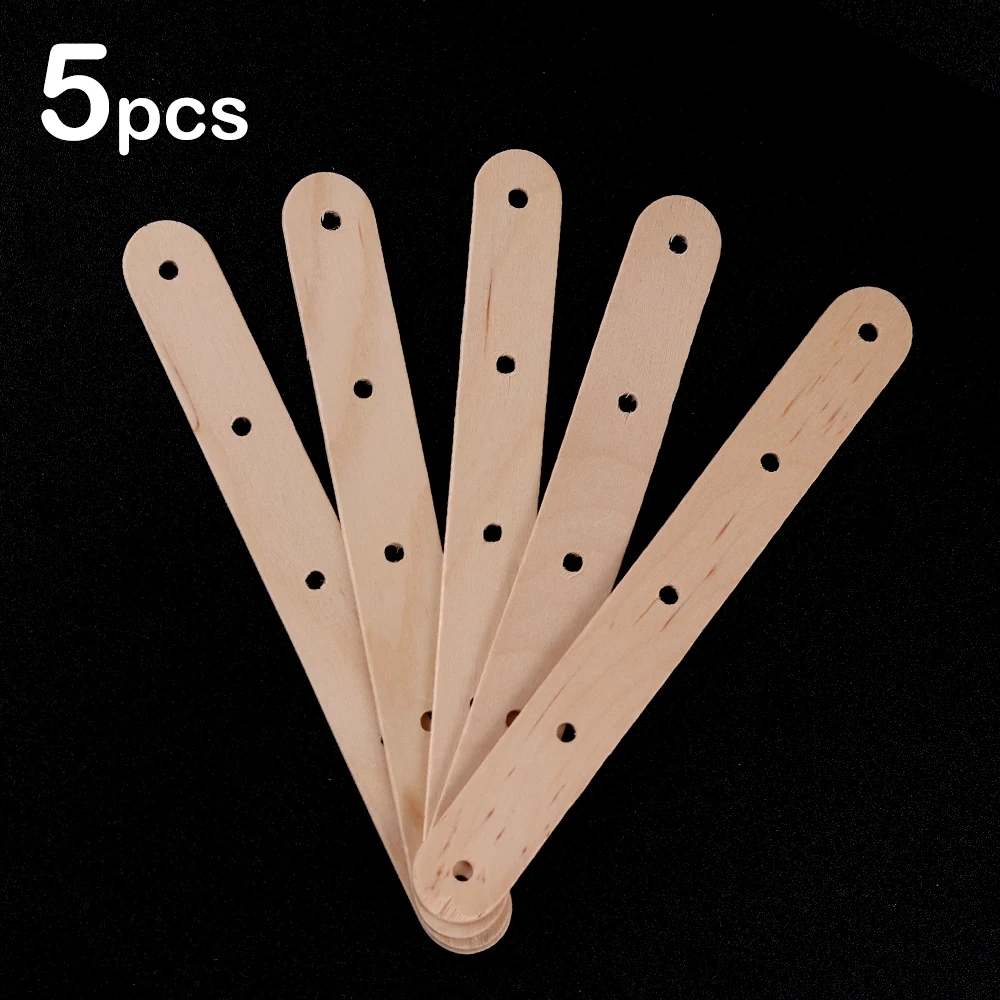 Wooden Wax Core Holder with Holes for DIY Candle Making and Aromatherapy