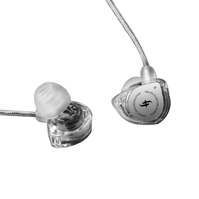 Simgot-fone de Ouvido com Fio Intra-auricular Circuito Magnético Duplo Cavidade Dupla Dinâmico para Jogos de Computador Plug de Música Ew100 - Image 5