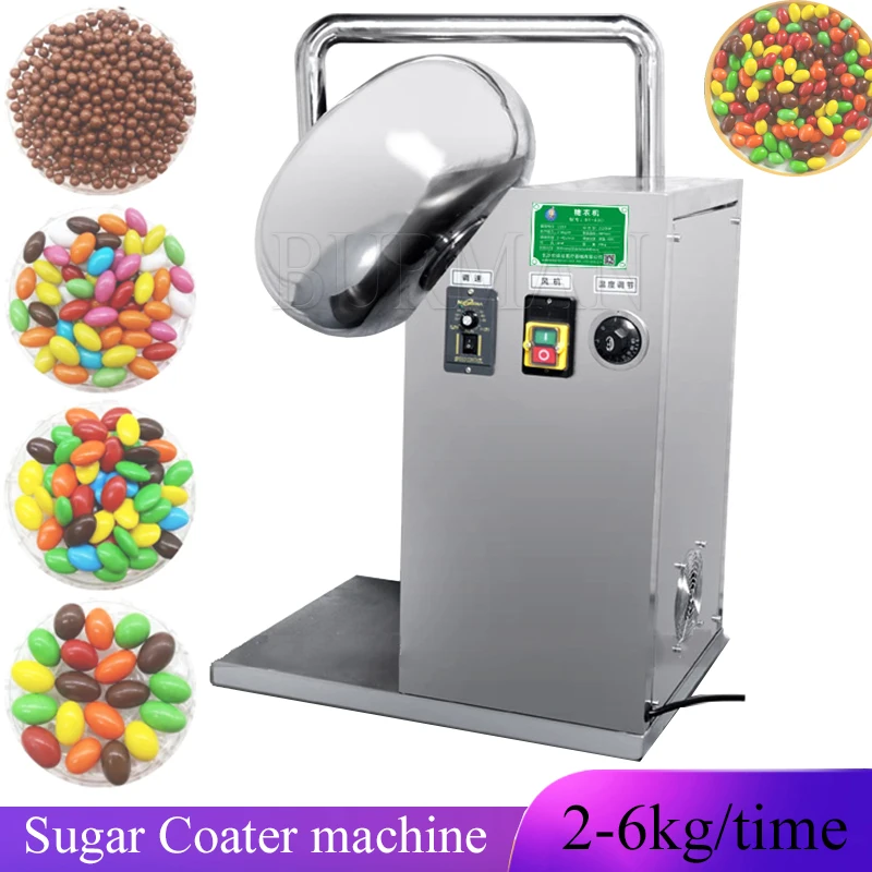 

Electric 220V Professional Roasted Nuts Sugar Peanut Chocolate Candy Coating Machine