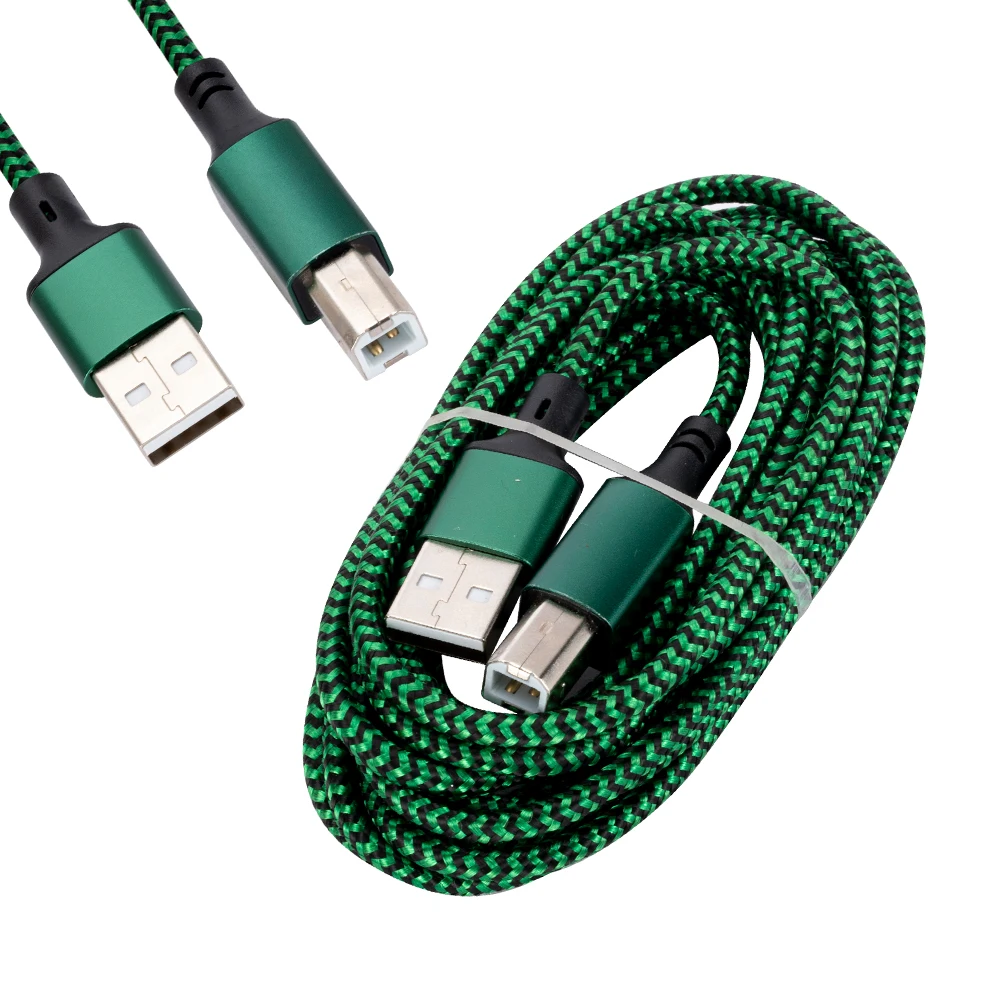 High-Speed USB 2.0 A to B Printer Cable - Male to Male