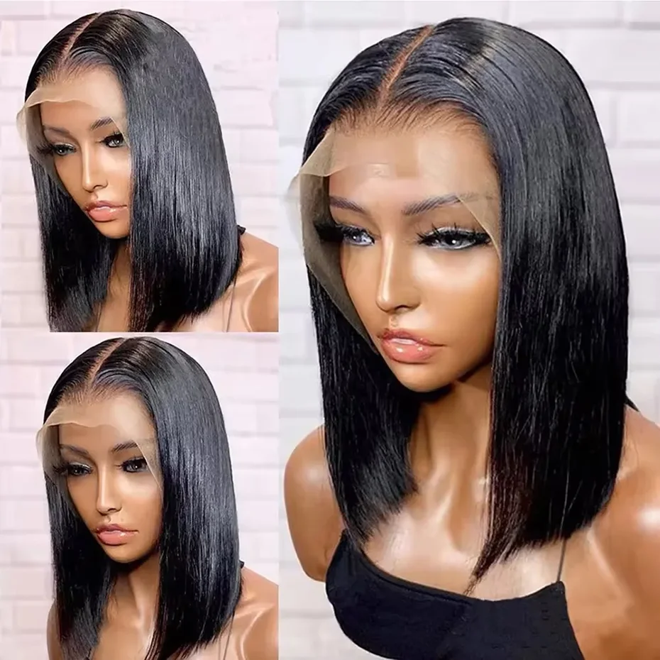 13x4 Hochwertige, knochenglatte Perücken aus 100 % Echthaar, 13x6 Lace Frontal Bob Perücken, 2x6 5x5 sofort tragbare, kleberlose Perücken aus rohem vietnamesischem Haar – Detail 12