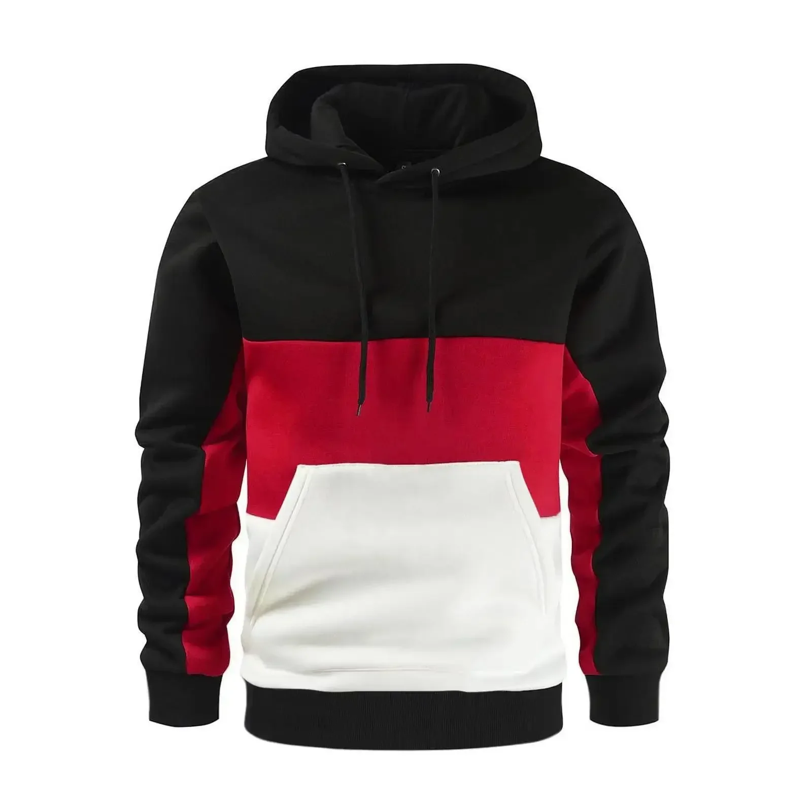 Sudaderas Con Cierre Para Hombre Con Estampado De Letras Y Cordón