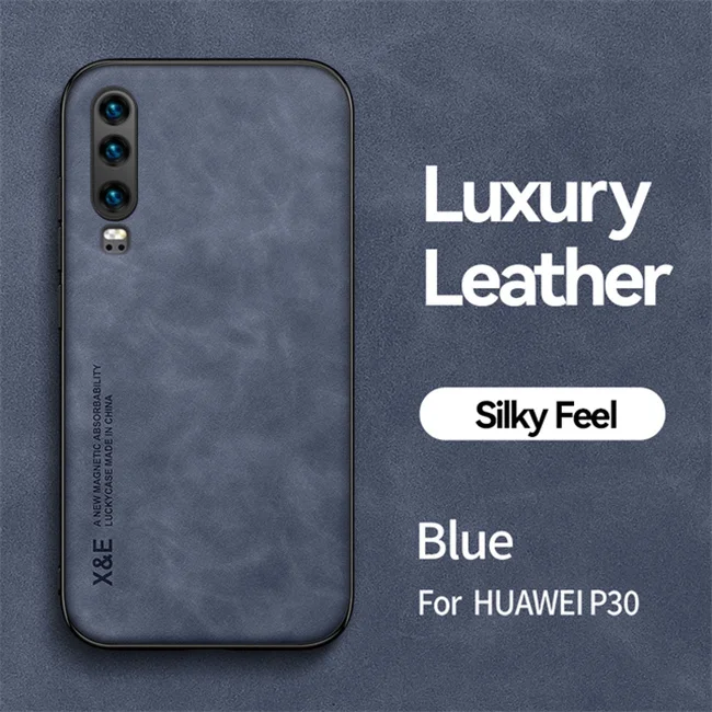 Luxurious Magnetic Sheepskin Leather Phone Case - Premium Back Cover