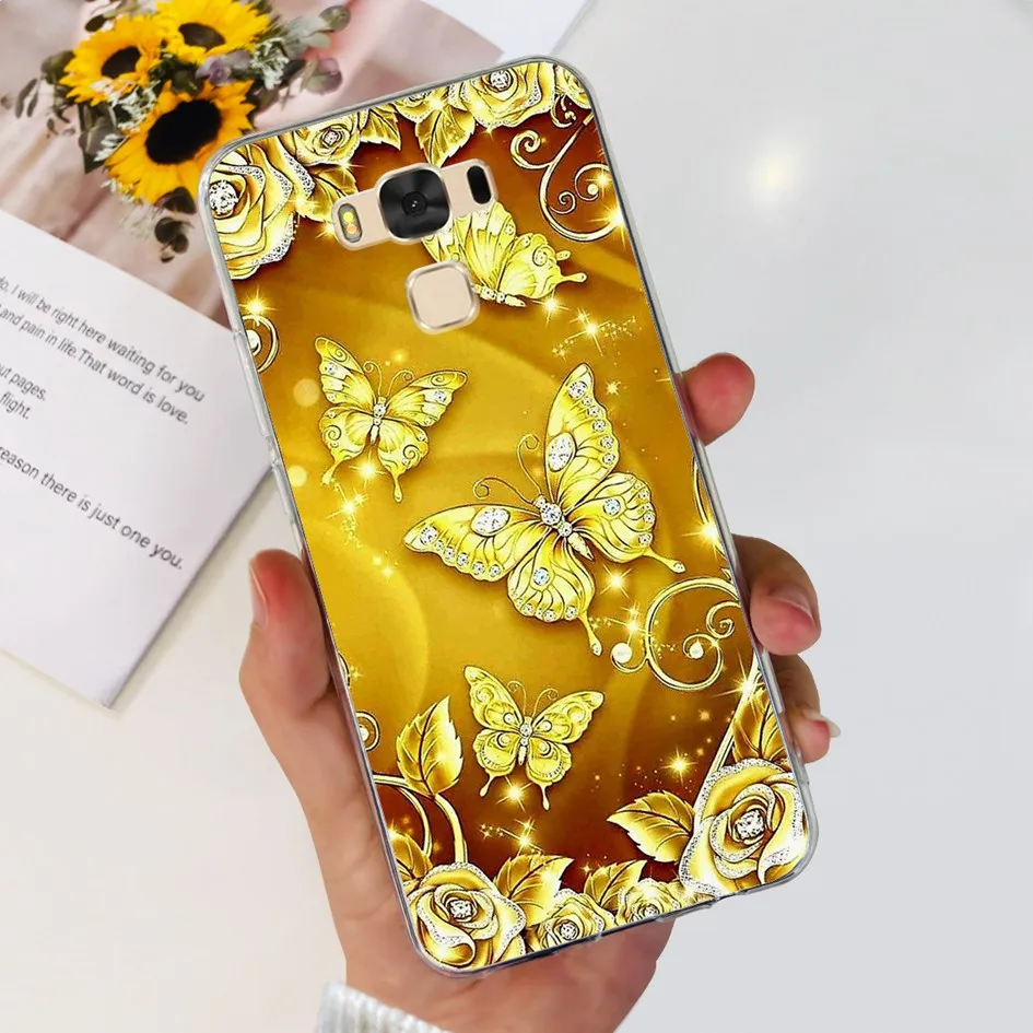 Floral Butterfly Soft Silicone Phone Cover