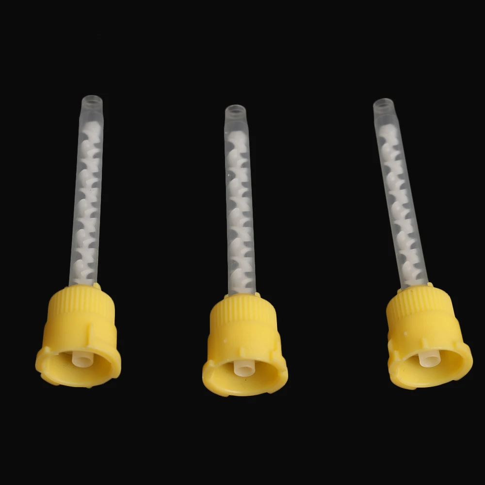 50 Stück Dental-Mischspitzen, Einweg-Düsenköpfe für Abdruckmaterialien, Silikon-Gummi-Transferdüsen für Dentallabore – Detail 1