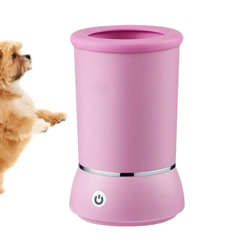 

Cat Dog Paw Wash Machine USB Pet Washer Electrical Paw Cleaner Remove Dust Dirt Hair Comfortable Paw Washer For Labradors