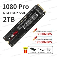  1080 PRO 8TB 4TB SSD M2 NVME 500GB 980EVO Internal Solid State Drive 2TB Hdd Hard Disk 990 PRO M.2 1TB for Laptop Computer PS5 