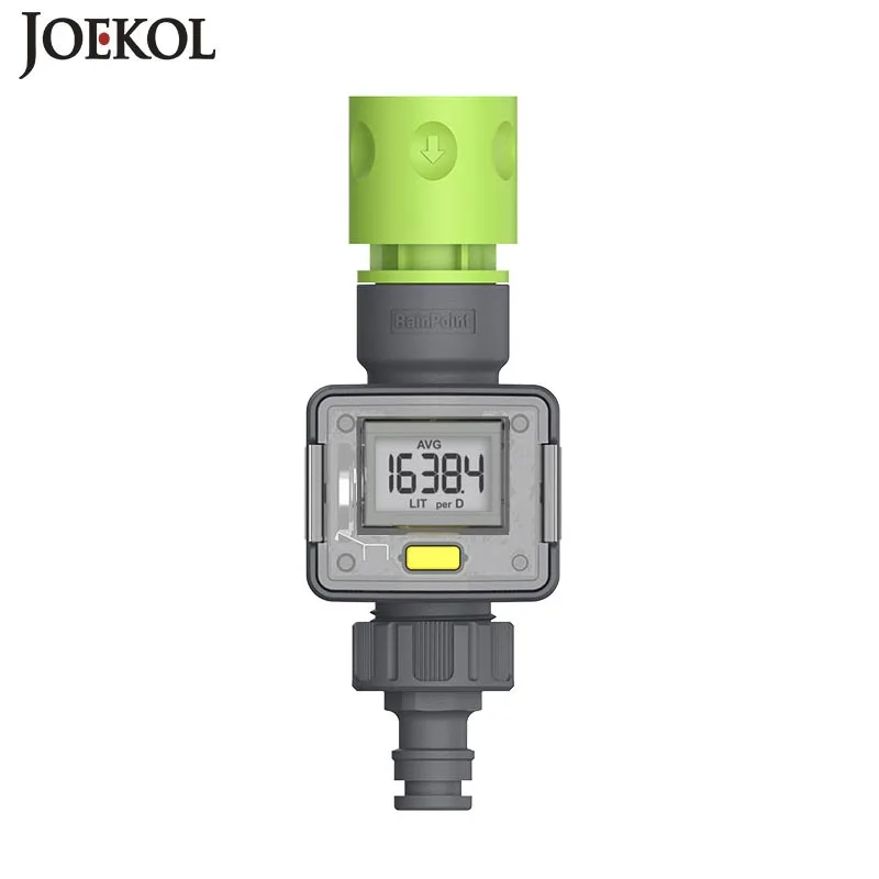 Digital Water Flow Meter RV Water Meter For Outdoor Garden Hose