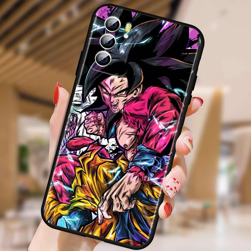 Cool Anime Dragon Ball For OPPO Reno 7 6 5 4 3 SE Z F Pro Plus 4G 5G Black Phone Case Silicone Cover Soft Shell Funda Capa oppo phone back cover Cases For OPPO