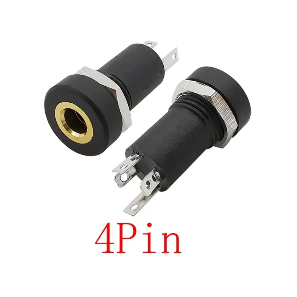 2X JC-128 Presa Jack 3,5mm Femmina Stereo Con Interruttore