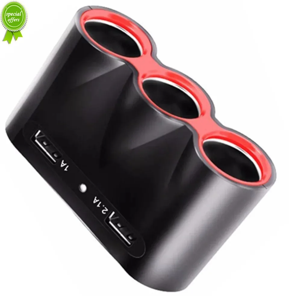 Prese Per Sigarette Adaptateur Allume Briquet Allume-Cigare 5 V Puissance De Sortie 3.1A 3 Usb Voiture Chargeur 12 V /24 V 120 W