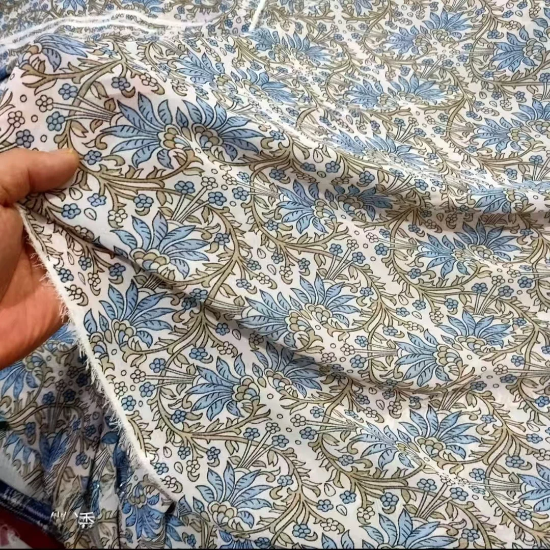 New DIY Large Size Sample Card Fabric Silk Simulation Chiffon Patterned Material for Clothing Handmade Crafts Home Fabric - 3