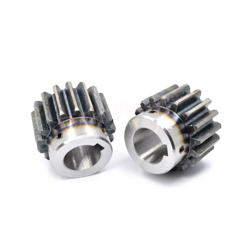 1개 3모드 스퍼 기어(스텝 20T 22T 24T 25Teeth 45)    스틸 3 모듈 모터 기어 키홈 보어 15mm 16mm 18mm 20mm 22mm 24mm-35mm