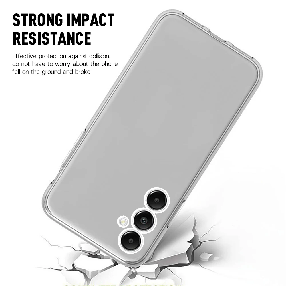 Transparent 360° Front and Back Phone Case with Full Screen Cover